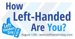How left-handed are you?
